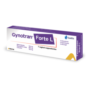 Gynotran - გინოტრანი ფორტე L 7 ვაგინალური სანთელი