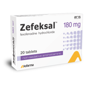 Zefeksal - ზეფექსალი 180მგ 20ტაბლეტი